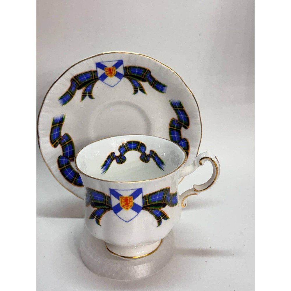 Paragon  Nova Scotia Tartan Tea Cup & Saucer Bone China Made In England